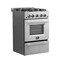 Forno Breno 24In. Freestanding Gas Range FFSGS6272-24 - alternate 5